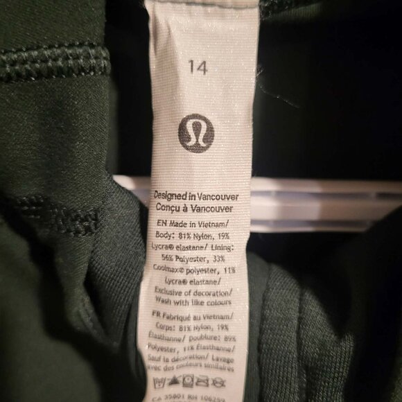 Lululemon Define Jacket Green Size 14 - Picture 3 of 7